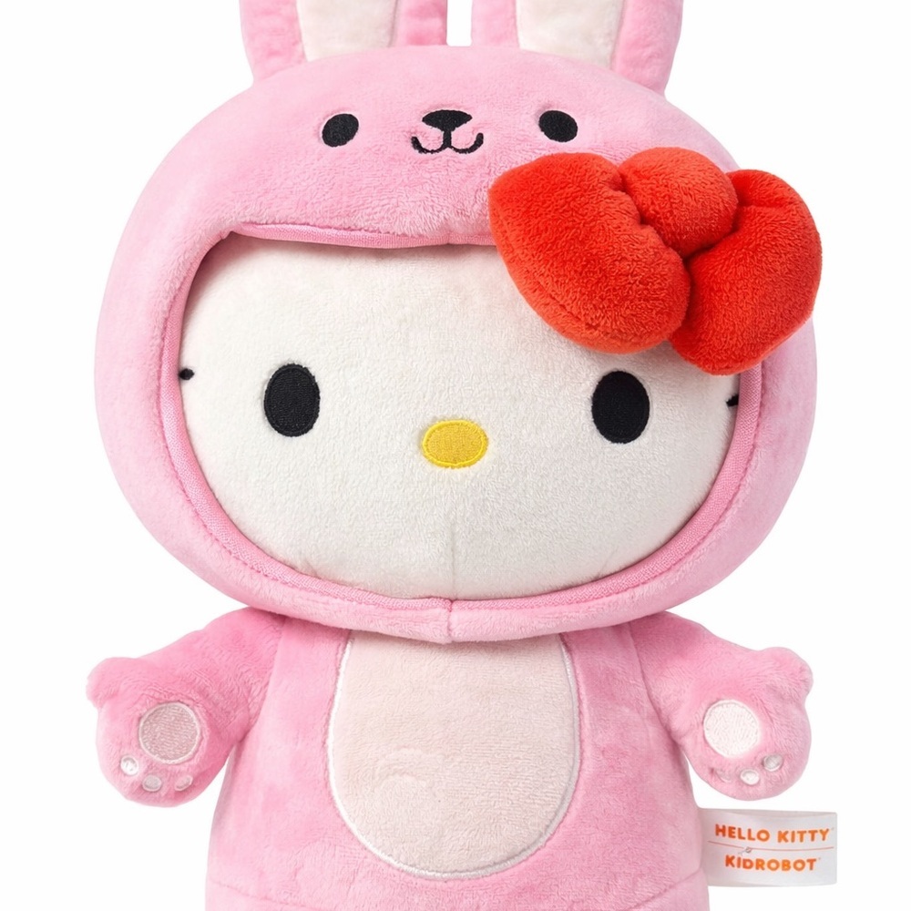 Hello Kitty x Kidrobot Pink Bunny Plush – Approx. 9–10”